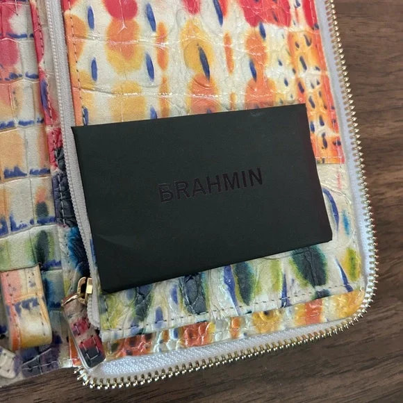 NWT Brahmin Skyler Melbourne Leather Wallet in Celebrate - Picture 6 of 7